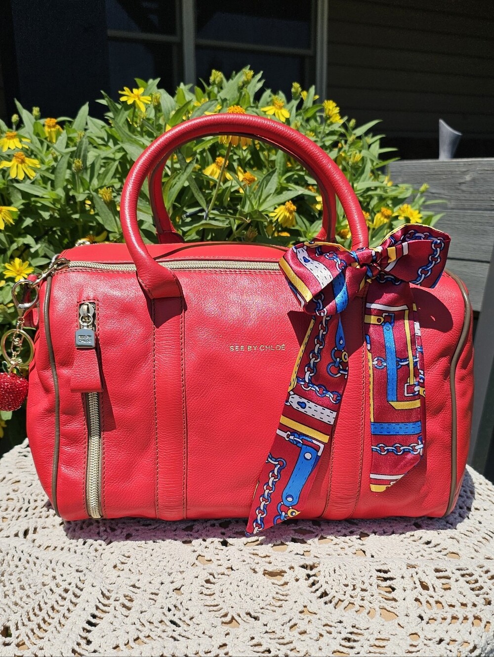 See by Chloé Harriet Leather Satchel Bag